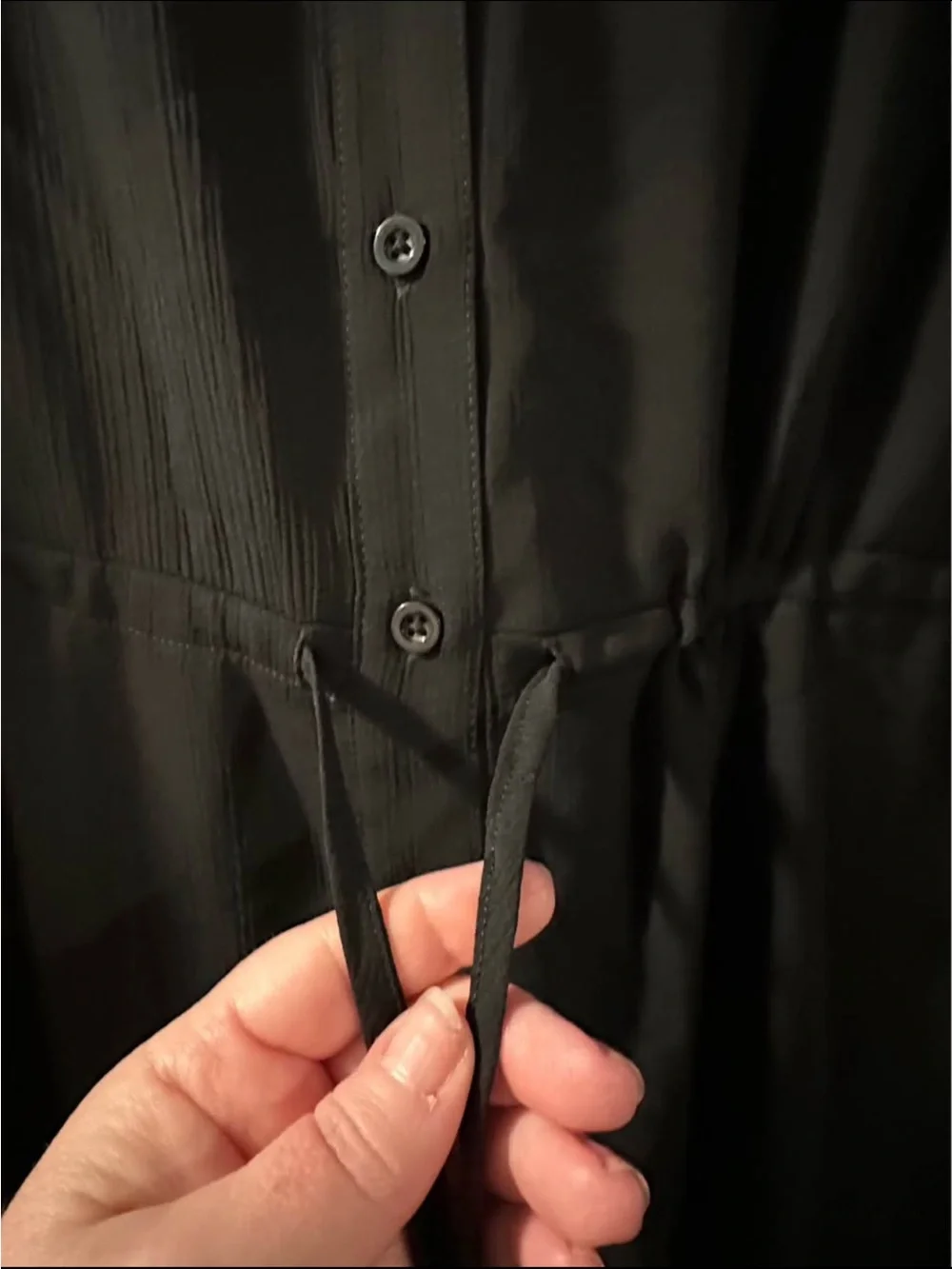 torrid NWT Black Long Button-Front Coverup